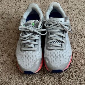 Under Armour Gray and Pink Sneakers